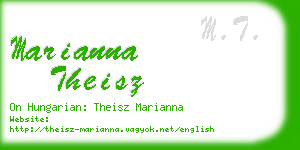 marianna theisz business card